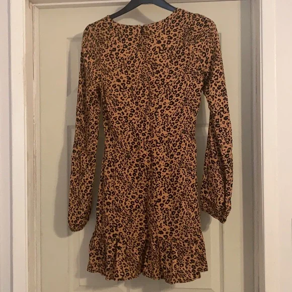 Leopard Print Dress - Picture 3 of 3